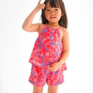 Gap Toddler Linen-Cotton Halter Outfit Set Size 5T